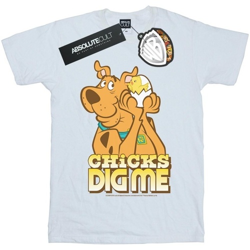 textil Hombre Camisetas manga larga Scooby Doo BI45018 Blanco