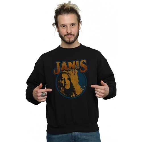 textil Hombre Sudaderas Janis Joplin BI49333 Negro