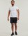 textil Hombre Shorts / Bermudas adidas Performance Train Essentials Logo Training Shorts Negro / Blanco