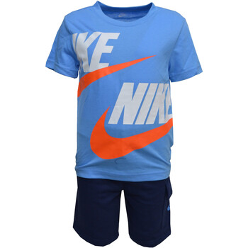 textil Niño Conjuntos chándal Nike 86J213 Marino