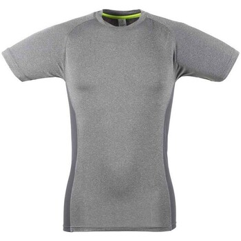 textil Hombre Camisetas manga larga Tombo TL515 Gris