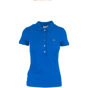 textil Mujer Polos manga corta Lacoste PF169E Azul