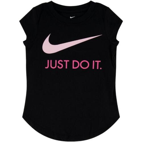 textil Niña Camisetas manga corta Nike 36F245 Negro