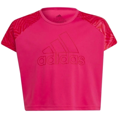 textil Niña Camisetas manga corta adidas Originals GT1416 Rosa