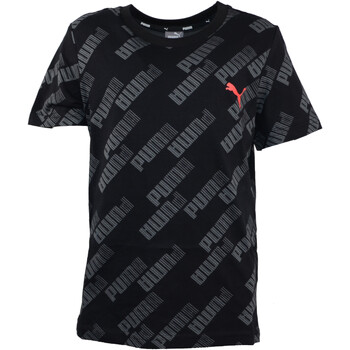 textil Niño Camisetas manga corta Puma 849158 Negro