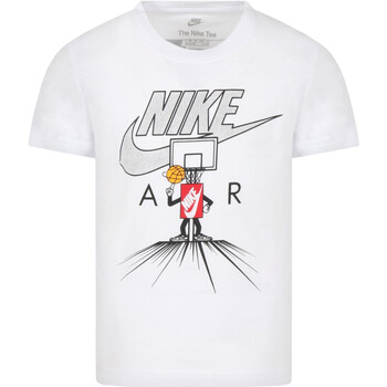 textil Niño Camisetas manga corta Nike 86K607 Blanco