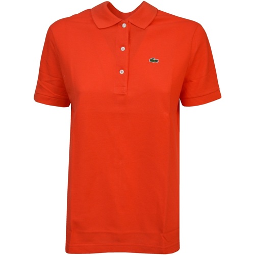 textil Mujer Polos manga corta Lacoste L1113 Naranja