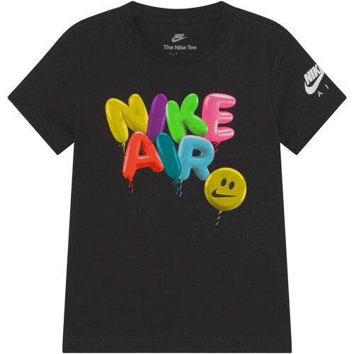 textil Niño Camisetas manga corta Nike 86K947 Negro