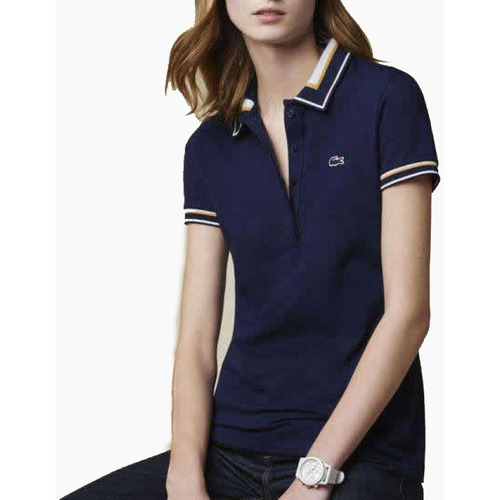 textil Mujer Polos manga corta Lacoste PF7236 Azul