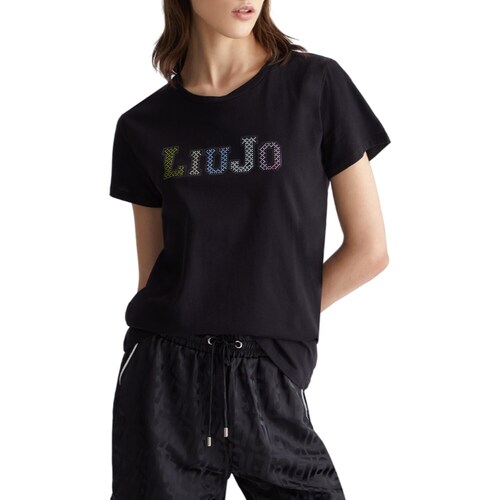 textil Mujer Polos manga larga Liu Jo TA4204JS923 Negro