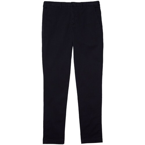 textil Hombre Pantalones Lacoste - Pantalón Chino Clásico Marino