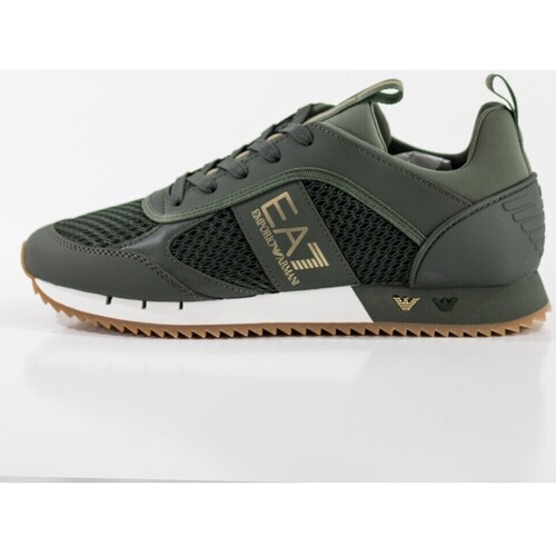 Zapatos Hombre Deportivas Moda Emporio Armani EA7 34044 VERDE