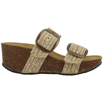 Zapatos Mujer Zuecos (Mules) Plakton SO ROCK BI Beige