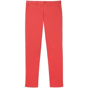 textil Hombre Pantalones Lacoste - Pantalón New Classic Slim Fit Rosa