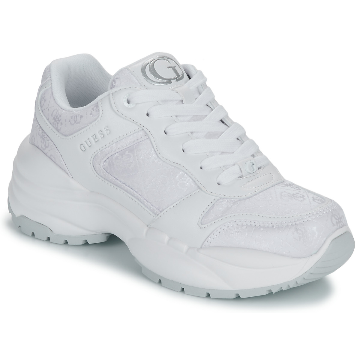 Zapatos Mujer Zapatillas bajas Guess SAMNIE Blanco