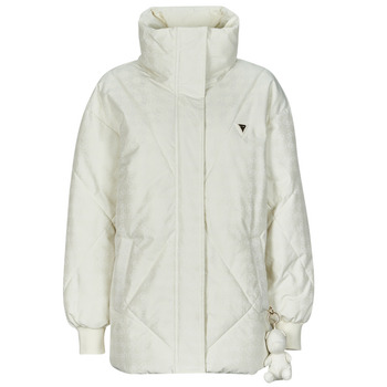 textil Mujer Plumas Guess 4G LOGO PUFFER JACKET Blanco