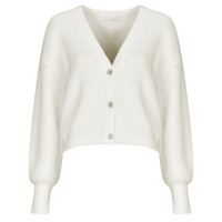 textil Mujer Chaquetas de punto Guess KEYLA LS VN CARDI SWTR Beige