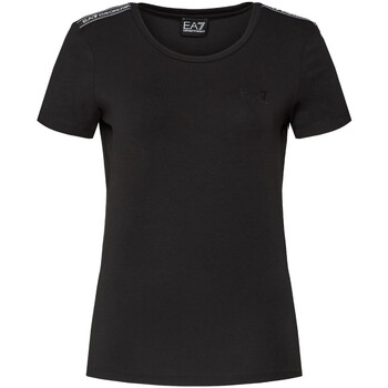 textil Mujer Camisetas manga corta Emporio Armani EA7 3DTT44-TJ6SZ Negro