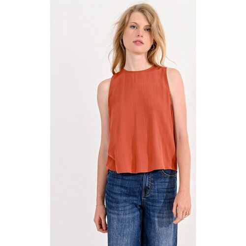 textil Mujer Camisetas sin mangas Molly Bracken T1801CP-CARAMEL Marrón