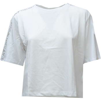 textil Mujer Camisetas manga corta Emporio Armani EA7 3DTT02-TJ02Z Blanco