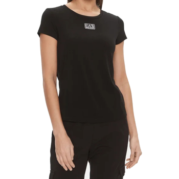 textil Mujer Camisetas manga corta Emporio Armani EA7 3DTT17-TJKUZ Negro