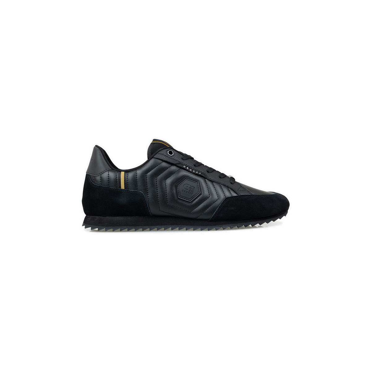 Zapatos Hombre Deportivas Moda Cruyff REZAI - SOFT LEATHER/TUMBLED LEATHER CC241160 NEGRO Negro