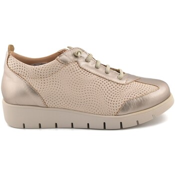 Zapatos Mujer Slip on Chamby Zapatillas Casual de Piel beige by Beige