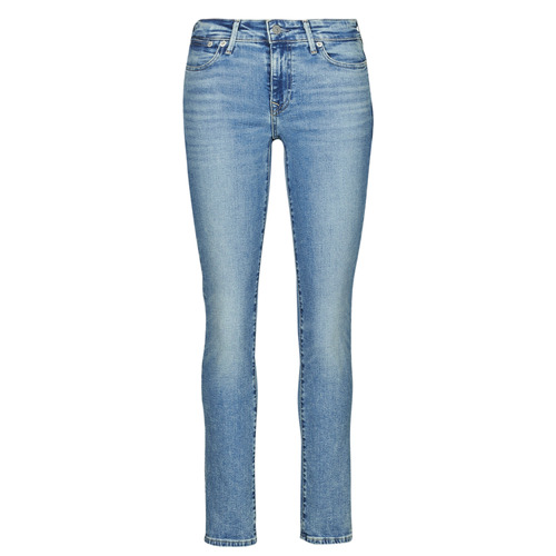 textil Mujer Vaqueros slim Levi's 712 SLIM WELT POCKET Azul / Clara