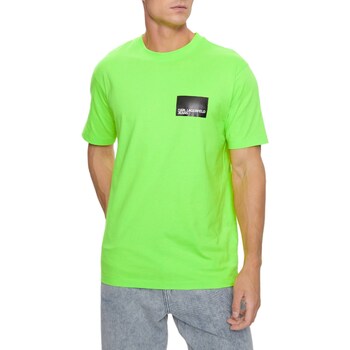 textil Hombre Polos manga larga Karl Lagerfeld 231D1706-FF Verde