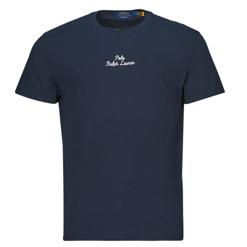 textil Hombre Camisetas manga corta Polo Ralph Lauren T-SHIRT AJUSTE EN COTON POLO RALPH LAUREN CENTER Marino / Navy