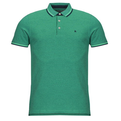 textil Hombre Polos manga corta Jack & Jones JJEPAULOS  Verde