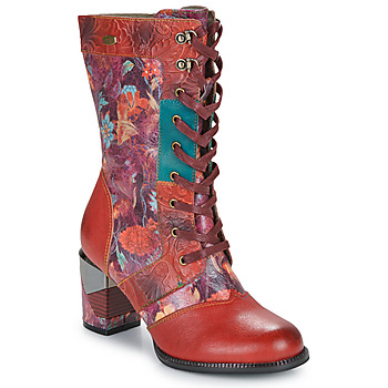 Zapatos Mujer Botas urbanas Laura Vita  Rojo / Florido