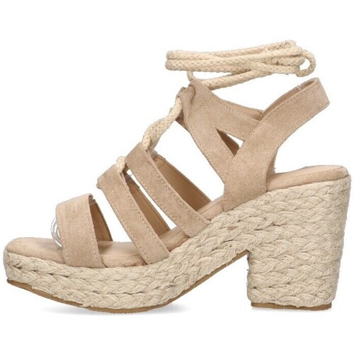 Zapatos Mujer Sandalias Etika 73853 Beige