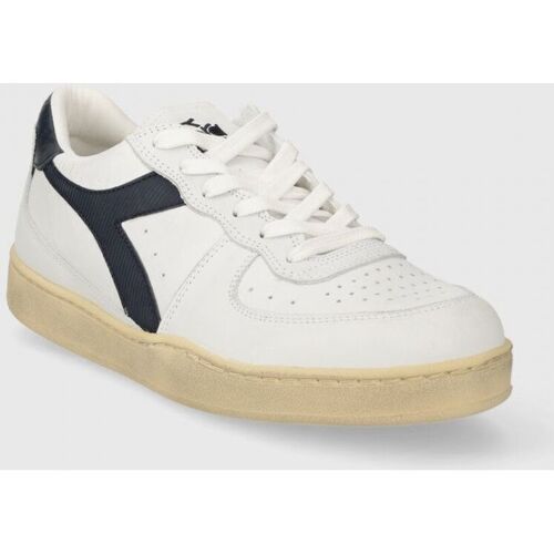 Zapatos Hombre Deportivas Moda Diadora 179043.C4656 MI BASKET LOW USD-BIANCO/BLU PROFONFO Blanco