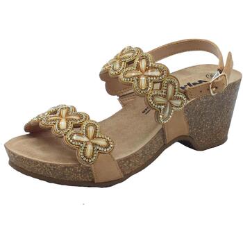 Zapatos Mujer Sandalias Melluso 018132 Beige