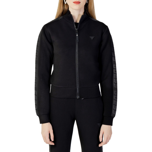 textil Mujer Sudaderas Guess V2YQ17K7UW2 - NUEVA CREMALLERA DE BUCEO ALLIE Negro