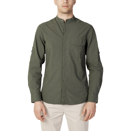 textil Hombre Camisas manga larga Antony Morato REGULAR FIT MMSL00702-FA420095 Verde