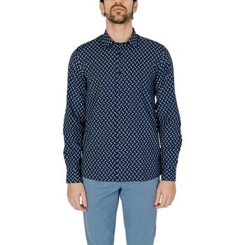 textil Hombre Camisas manga larga Antony Morato BARCELONA MMSL00614-FA430604 Azul