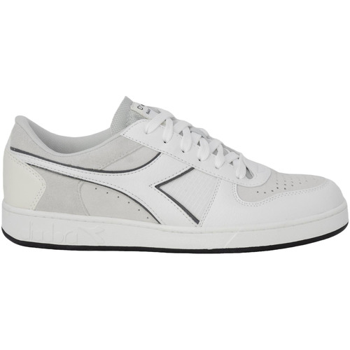 Zapatos Hombre Deportivas Moda Diadora MAGIC BASKET LOW TECH 501.180351 Gris