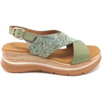 Zapatos Mujer Sandalias Paula Urban SANDALIA  24-532 PIEL KAKI Verde