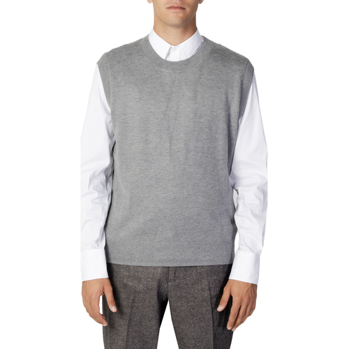 textil Hombre Jerséis Antony Morato REGULAR FIT IN FILATO MMSW01308-YA400141 Gris