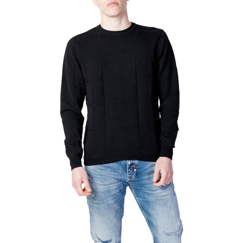 textil Hombre Jerséis Antony Morato MAGLIA SLIM FIT EN FILATO DI C - YA100065 Negro