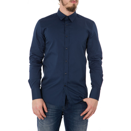 textil Hombre Camisas manga larga Antony Morato MMSL00375/FA450001 Azul