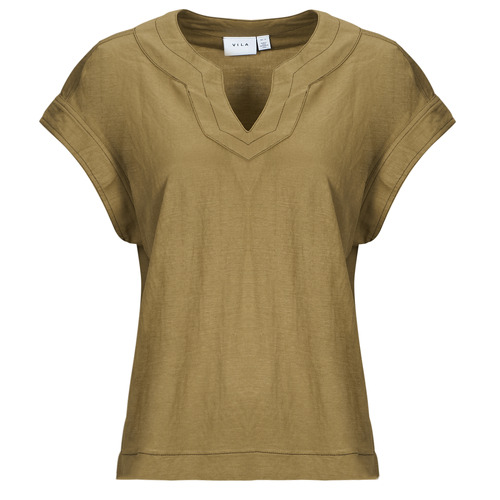 textil Mujer Tops / Blusas Vila VITIKKI  Kaki