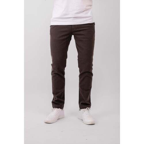 textil Hombre Pantalones chinos Teeshoppen Performance Marrón