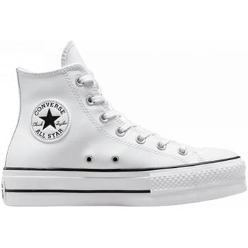 Zapatos Niña Zapatillas altas Converse a01015c_ctas_eva_lift_hi_bianco Blanco