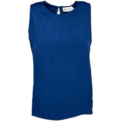 textil Mujer Camisetas sin mangas Molly Bracken t1801cp Azul