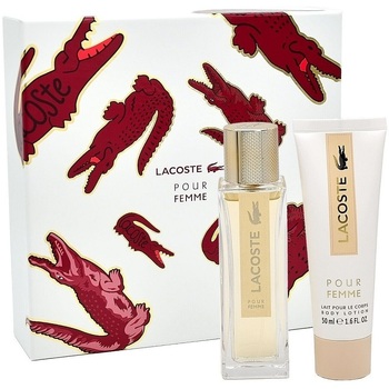 Belleza Mujer Cofres perfumes Lacoste Set  Femme 50ml EDT + Locion 50ml Set Lacoste Femme 50ml cologne + Locion 50ml