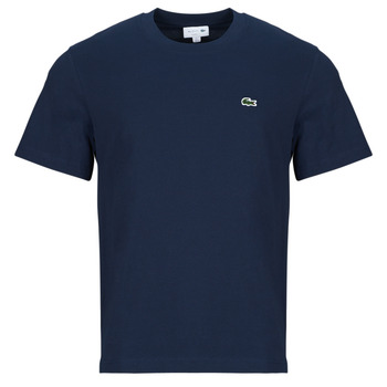 textil Hombre Camisetas manga corta Lacoste TH7318 Marino