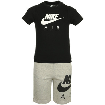 textil Niños Conjuntos chándal Nike Nsw Air Tee + Short Negro